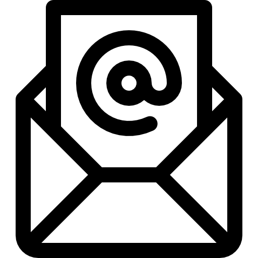 envolope showing email